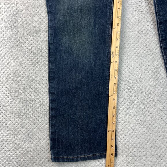 Ariat Rebar M5 Mens Jeans 34x32 Dark Wash Straight Leg Work Denim Stretch Blue - Picture 12 of 13